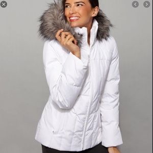 Calvin Klein White Winter Coat